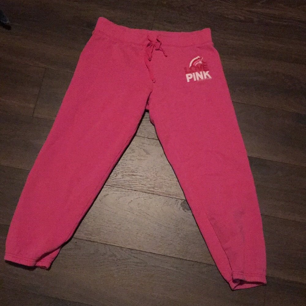 Pink sweatpants